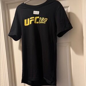 UFC 289 Black and Yellow Short Sleeve Tee